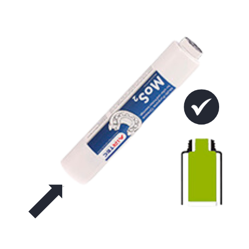 Lube shuttle plunger being push up