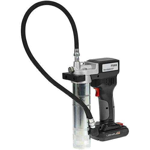18V Lithium Ion AccuGreaser and adapter